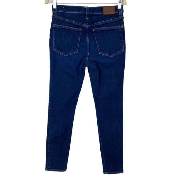 Madewell Mid Rise Lean Skinny Jeans Women's Size 28 Medium Blue Orland Wash - Picture 4 of 16
